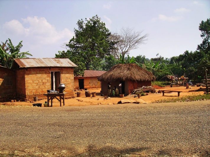 Strada di Kpalimé in Togo