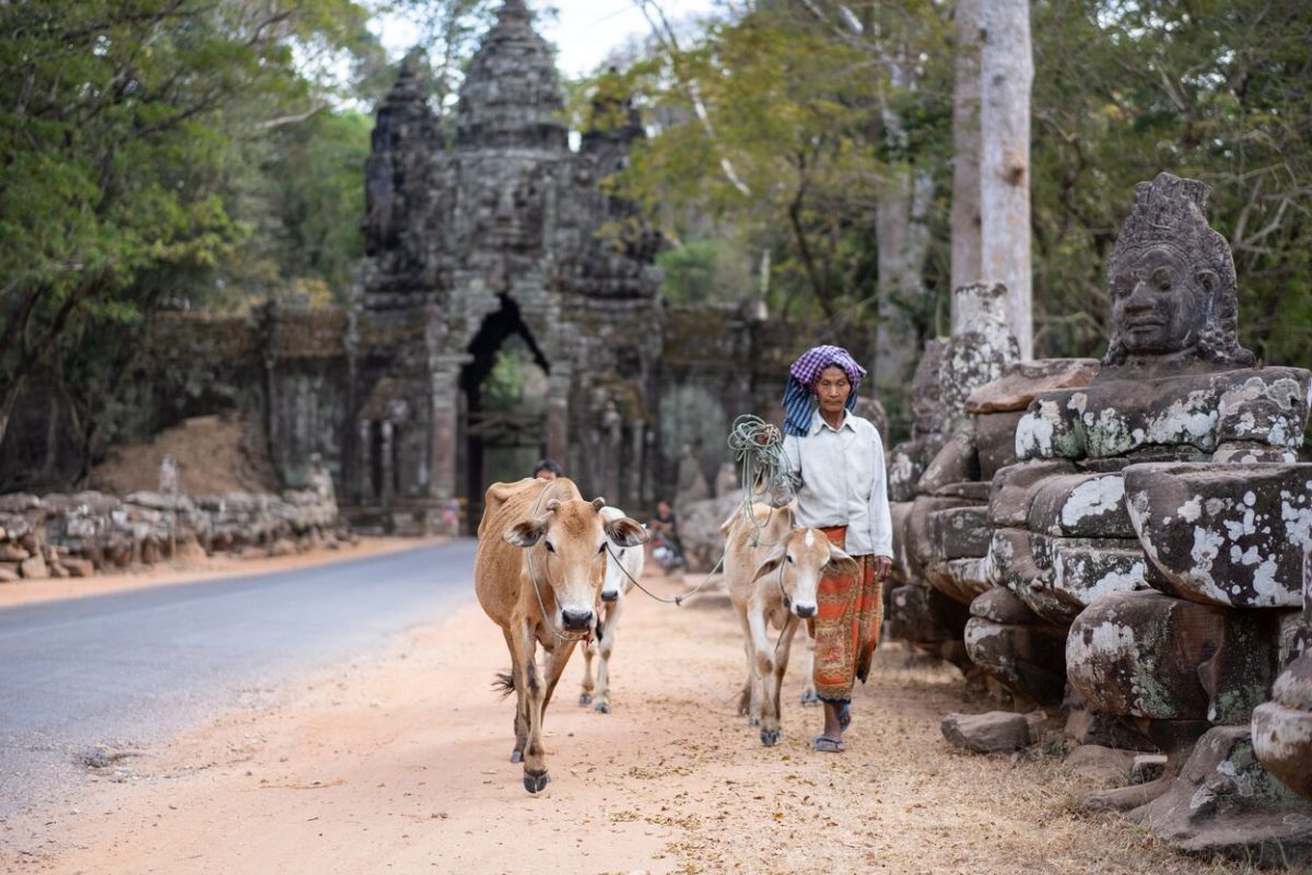 Angkor Thom in Cambogia
