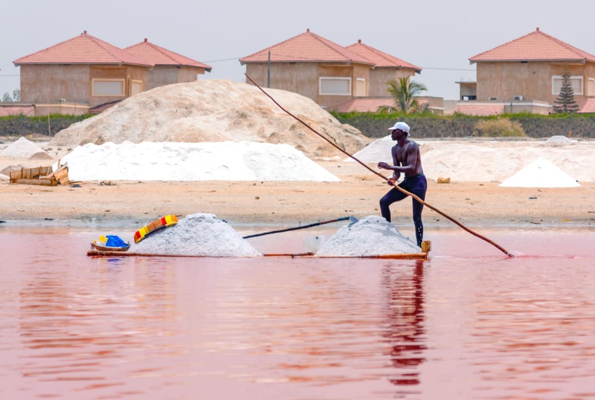 Lac Reiba in Senegal