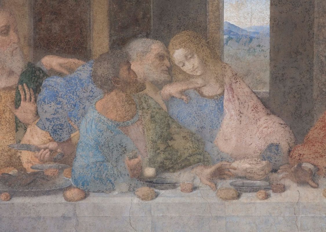 alt="Il Cenacolo Vincana: dettaglio di Giuda"