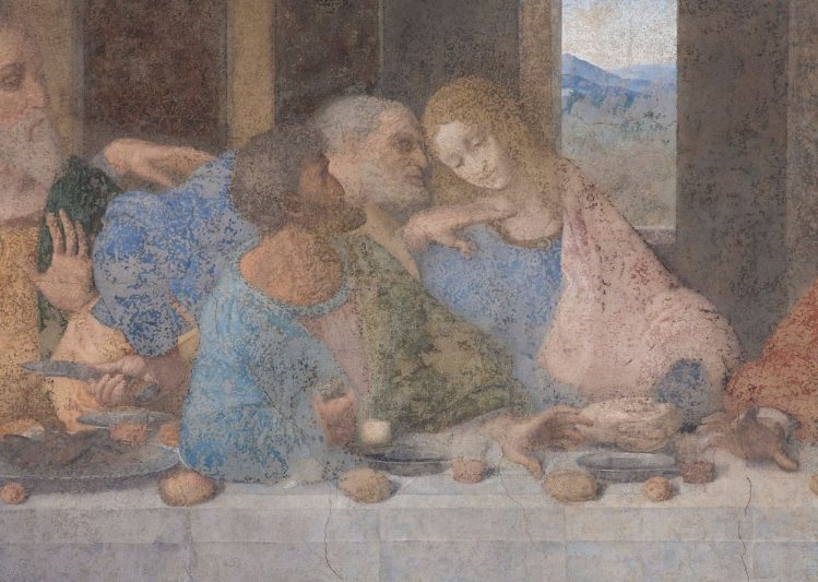 alt="Il Cenacolo Vincana: dettaglio di Giuda"