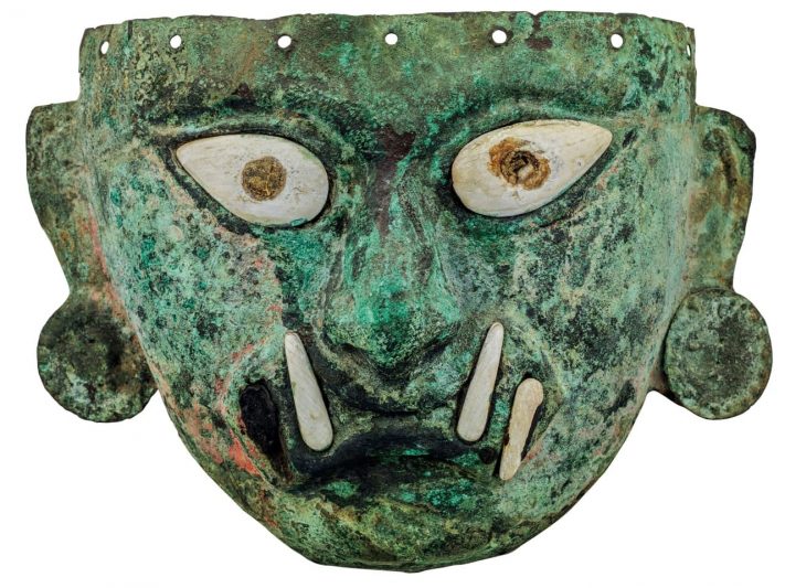 Maschera funeraria che rappresenta il volto di Ai Apaec ph MUDEC