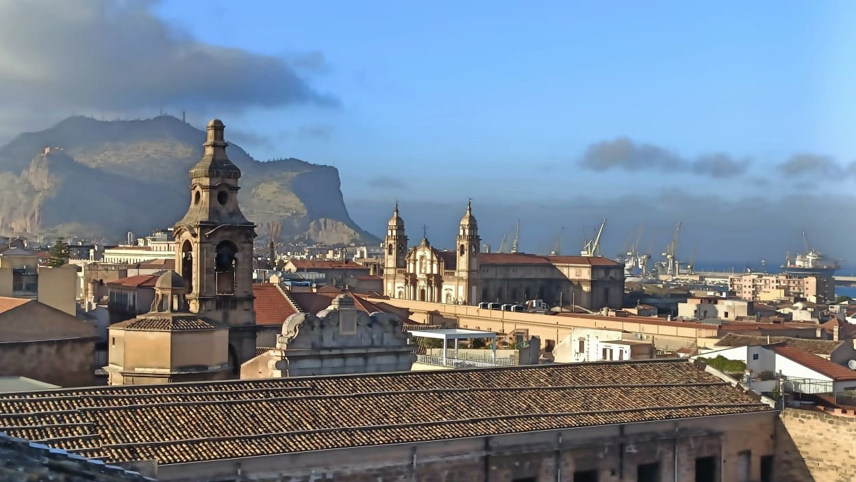 Vista panoramica di Palermo