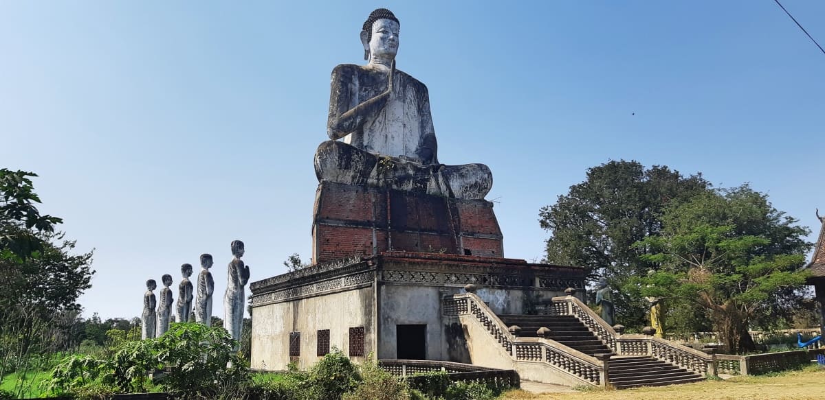 Buddha a Battambang in Cambogia