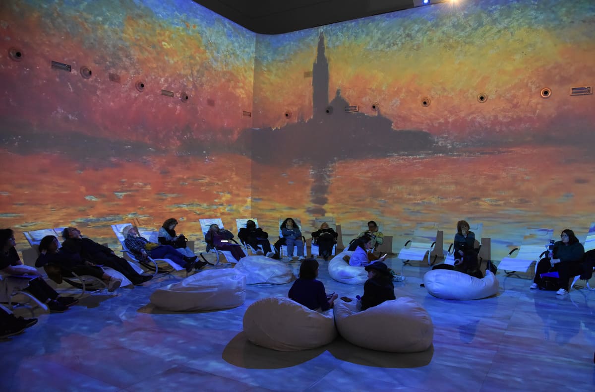 Videomapping-impressionista