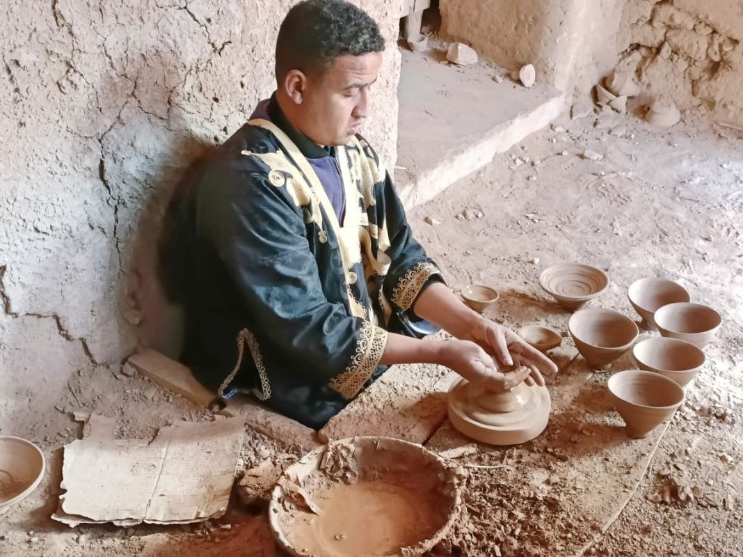 Produzione di ceramiche a Tamegroute