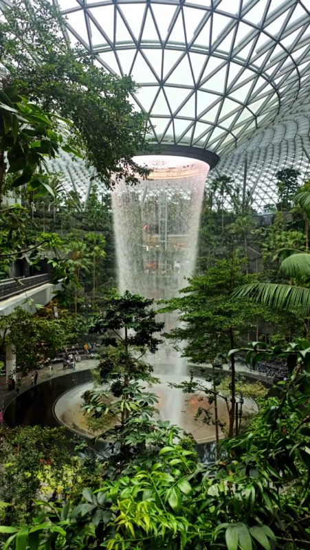 Vortex al Changi Airport di Singapore