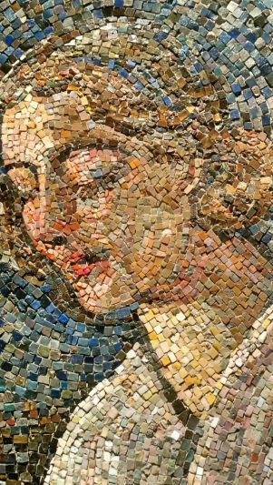 Angelo - Mosaico di Renato Signorini al MAR di Ravenna