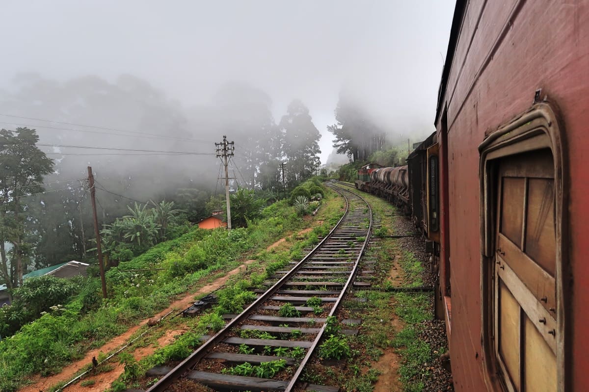 In treno da Nuwara Eliya a Ella