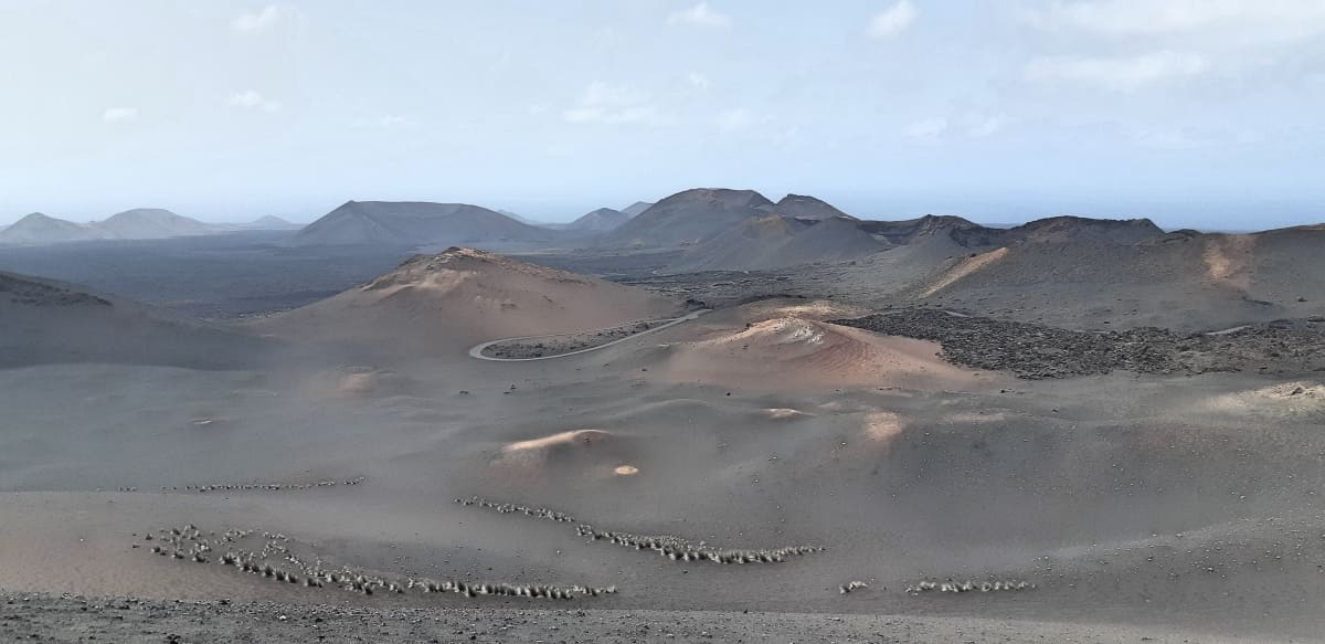 Paesaggio vulcanico del Timanfaya, da vedere a Lanzarote
