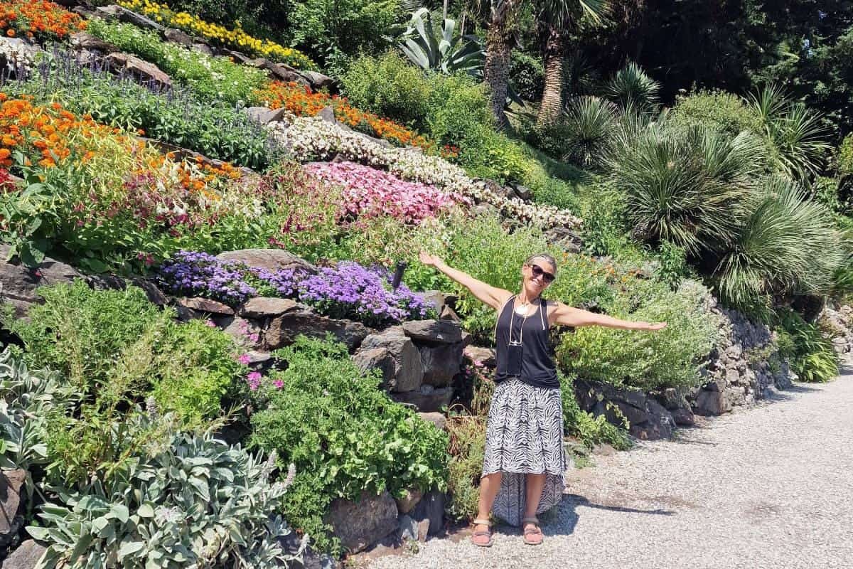 Fiori nel giardino di Villa Carlotta