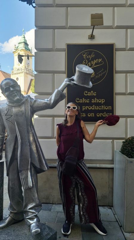 Schöne Náci, una delle statue più famose di Bratislava